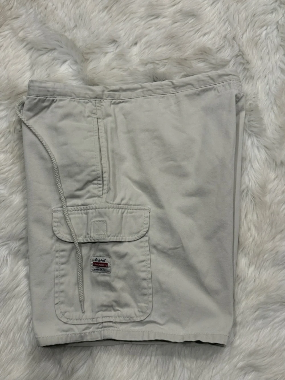 UNIONBAY Men's Size S Cargo Shorts with Drawstring Waist Vintage Y2K